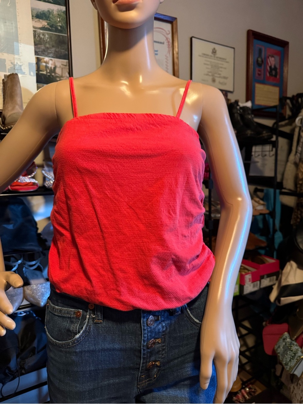True Craft Spaghetti-Strap Camisole. NEW